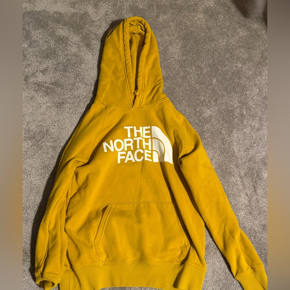The North Face Woman's Small Mustard Hoodie‎